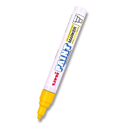 Obrázok produktu Uni Paint PX-20 - lakový popisovač - žltý