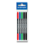 Náhľadový obrázok produktu Centropen Double 3616 - popisovač na CD / DVD / BD - sada 4 +1 farieb