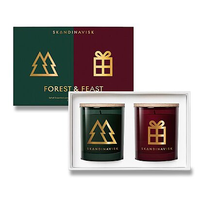 Obrázok produktu Skandinavisk FOREST & FEAST - mini vonné sviečky - 2 x 65 g, darčekový set