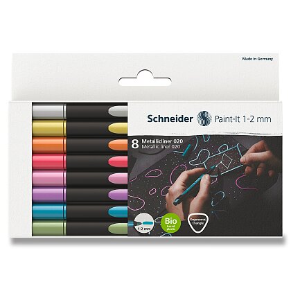 Product image Schneider Paint-it 020 Metallic - liner - sada 8 ks