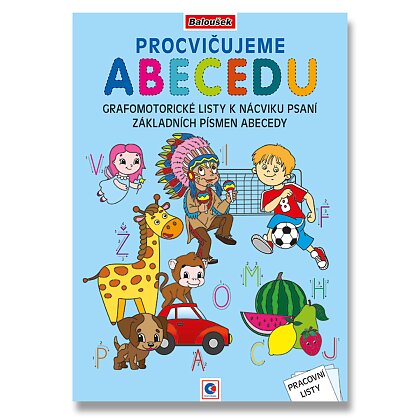 Obrázek produktu Baloušek Pracovní listy - Procvičujeme abecedu