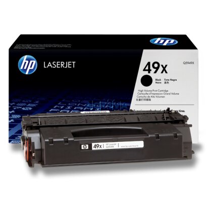 Obrázek produktu HP - toner č. 49X, Q5949X, black (černý) pro laserové tiskárny