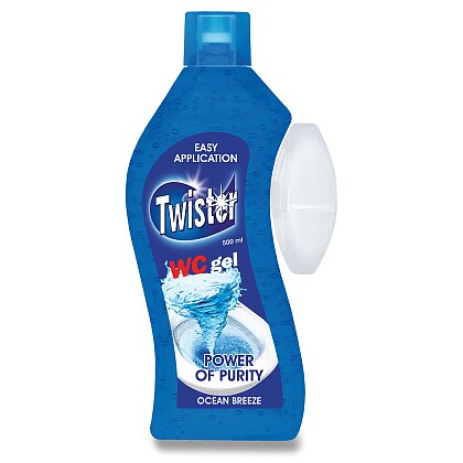Obrázok produktu Twister WC Gel - prostriedok na toalety - Ocean, 500 ml