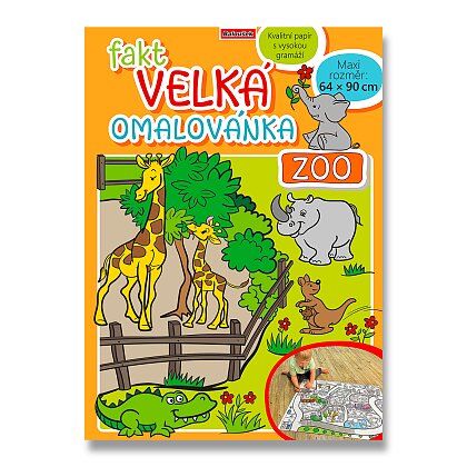 Obrázok produktu Fakt veľká omaľovánka - veľkoformátové omaľovánky - ZOO