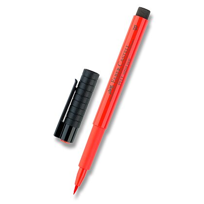 Obrázok produktu Faber-Castell Pitt Artist Pen Brush - popisovač - 118, scarlet red