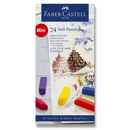 Obrázok produktu Faber-Castell Mini - pastelové kriedy - 24 farieb
