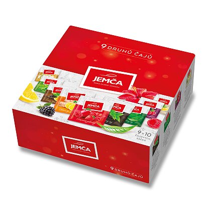 Product image Jemča - kolekce čajů - 9 druhů čajů, 90 ks, 160 g