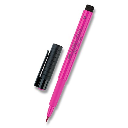 Obrázok produktu Faber-Castell Pitt Artist Pen Brush - popisovač - 125, middle purple pink