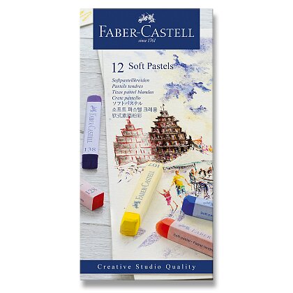 Obrázok produktu Faber-Castell - pastelové kriedy - 12 farieb