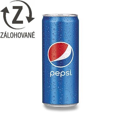 Obrázok produktu Pepsi - osviežujúci kolový nápoj - 0,33 l, plechovka