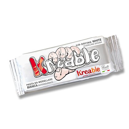 Obrázek produktu Krea - modelovací hmota - bílá, 500 g