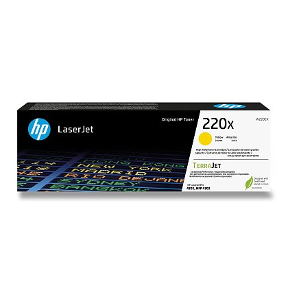 Product image HP - toner č. 220X, W2202X, yellow (žlutý), 5,5K pro laserové tiskárny