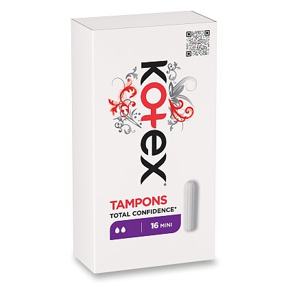 Obrázek produktu Kotex Mini - dámské tampony - 16 ks
