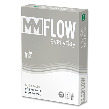 Obrázek produktu MM Flow Everyday - xerografický papír - A4, 80 g, 5 x 500 listů