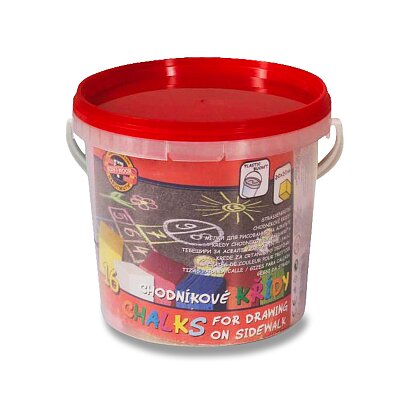 Obrázok produktu Koh-i-noor - chodníkové kriedy - 8 farieb