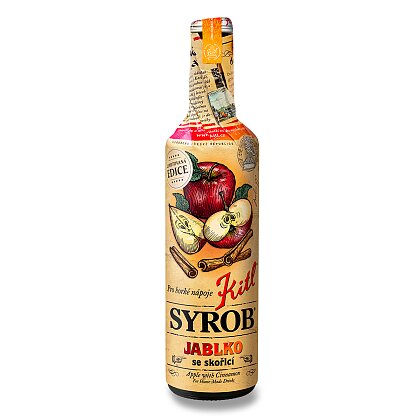 Obrázek produktu Kitl Horký Syrob - sirup - jablko se skořicí, 500 ml