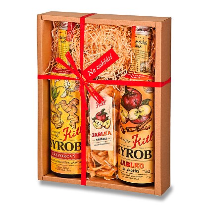 Obrázek produktu Kitl Syrob Jablko, Zázvor, Křížaly  - dárková sada sirupů - 2 x 500 ml