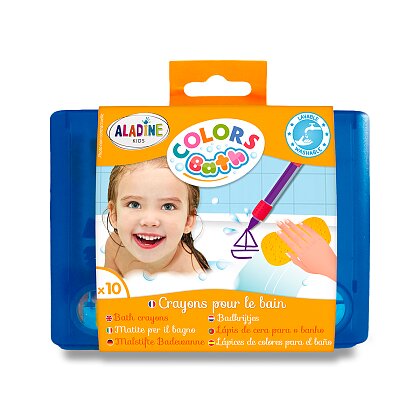 Obrázek produktu Aladine - voskové pastelky do vany - 10 barev