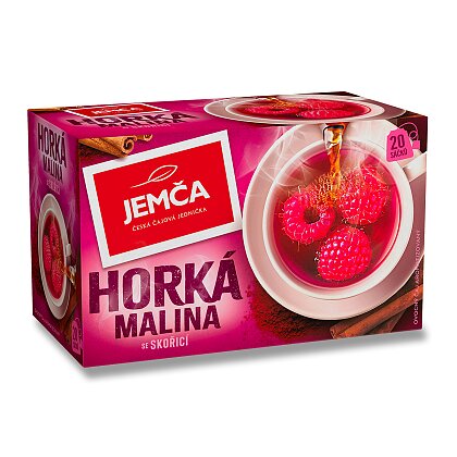 Obrázok produktu Jemča - ovocný čaj - horúca malina so škoricou, 20 ks