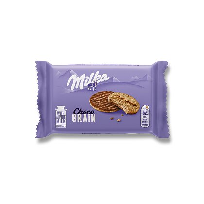 Obrázek produktu Milka Choco Grains - sušenky - s mléčnou čokoládou, 42 g