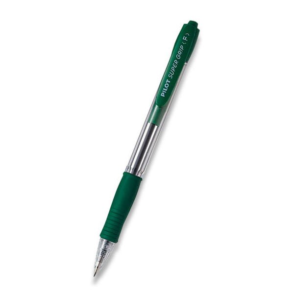 Kuličkové pero Pilot 2028 Super Grip zelené