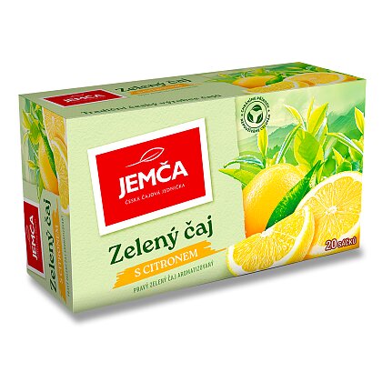 Obrázok produktu Jemča - zelený čaj - s citrónom, 20 ks