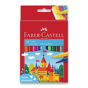 Obrázek produktu Dětské fixy Faber-Castell Castle - 24 barev