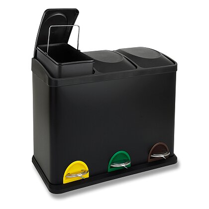 Product image Toro - odpadkový koš - 600 x 320 x 480 mm, 3 x 15 l