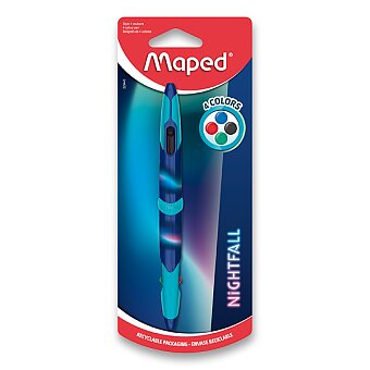 Obrázek produktu Kuličkové pero Maped Twin Tip 4 Nightfall