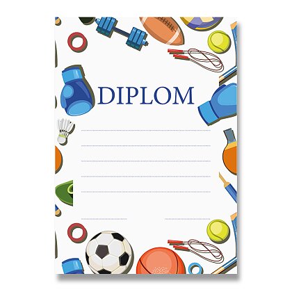 Obrázek produktu Baloušek - diplom - A5, Sportovní hry