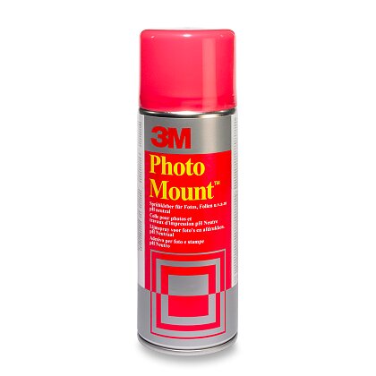 Obrázek produktu 3M Photo Mount - lepidlo ve spreji - pro grafické práce, 400 ml