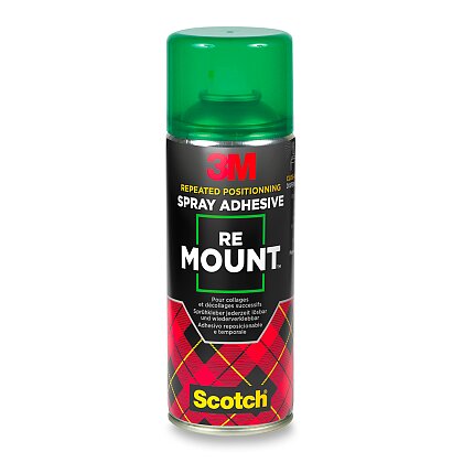 Obrázok produktu 3M Re-Mount - lepidlo v spreji - snímateľné, 400 ml