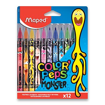 Obrázek produktu Dětské fixy Maped Color&#039;Peps Monster - 12 barev