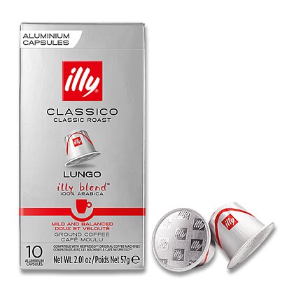Obrázek produktu illy Espresso Lungo - kávové kapsle - 10 kapslí