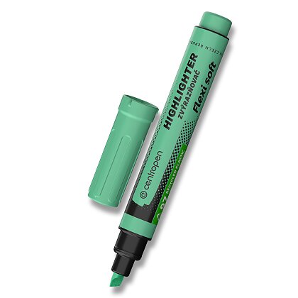 Obrázok produktu Centropen Highlighter Flexi Soft 8542 - zvýrazňovač - zelený