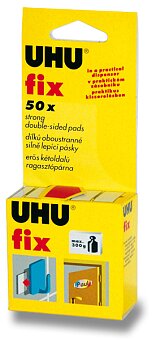 Obrázek produktu Oboustranně lepicí polštářky UHU Fix - 50 ks