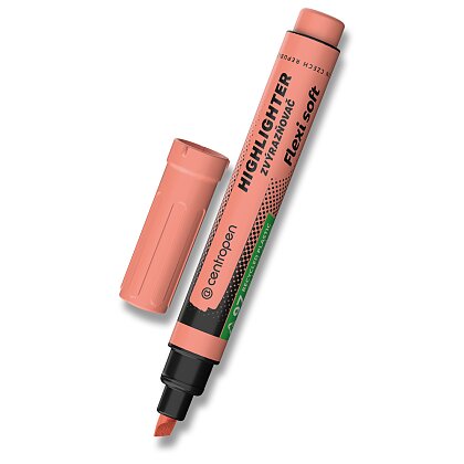 Obrázok produktu Centropen Highlighter Flexi Soft 8542 - zvýrazňovač - oranžový