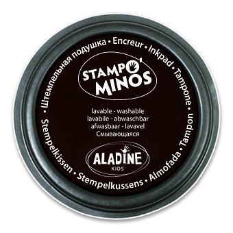 Obrázek produktu Razítkovací polštářek Aladine Stampo Colors - černý