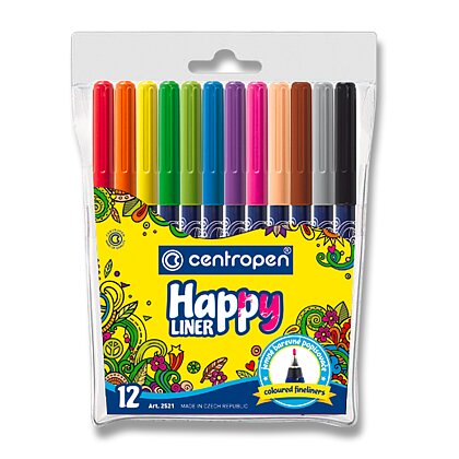 Obrázek produktu Centropen Happy Liner 2521 - liner - sada 12 barev