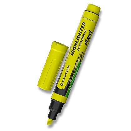 Obrázok produktu Centropen Flexi 8542 - zvýrazňovač - žltý