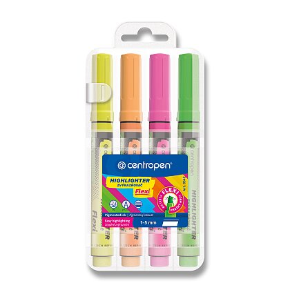Product image Centropen Flexi 8542 - highlighter - 4pcs set
