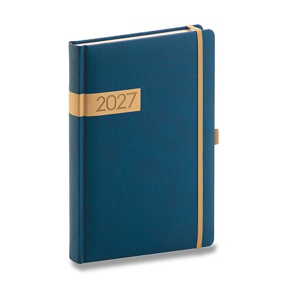 Obrázek produktu Presco Twill 2027 - denní diář A5 - modrý