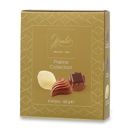 Obrázek produktu Hamlet - směs belgických pralinek - 60 g, zlatá