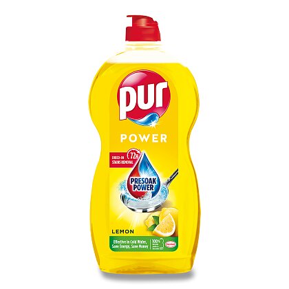 Obrázok produktu Pur Power - prostriedok na umývanie riadu - Lemon, 1200 ml