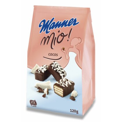 Obrázek produktu Manner Mio! - sušenky s příchutí - kokos, 120 g