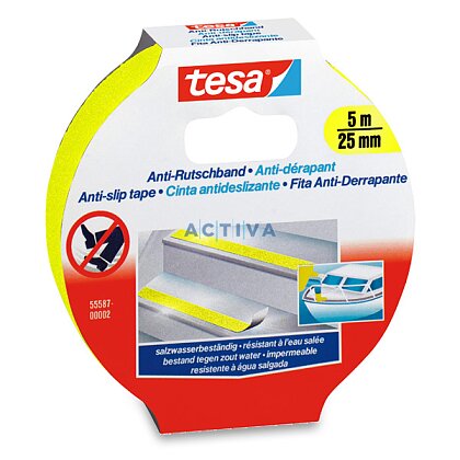Obrázek produktu Tesa 55587 - protiskluzová páska - 25 mm × 5 m, fluorescentní