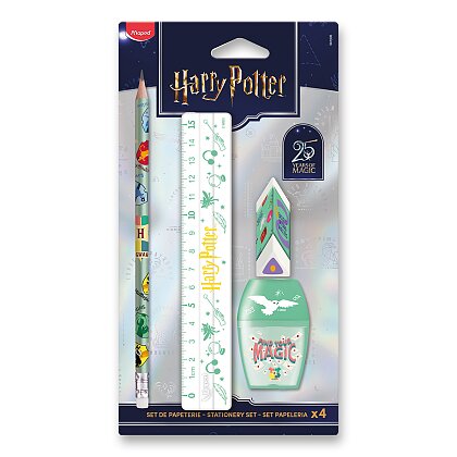 Obrázok produktu Maped Harry Potter 25 rokov - súprava školských potrieb - 4dielna