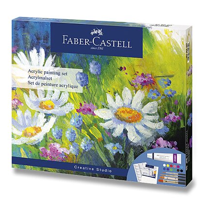Obrázok produktu Faber-Castell - akrylové farby - súprava 18 ks
