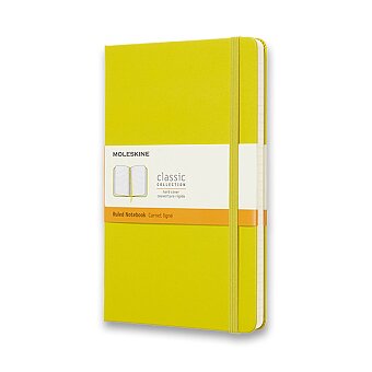 Obrázek produktu Zápisník Moleskine - tvrdé desky - L, linkovaný, žlutozelený