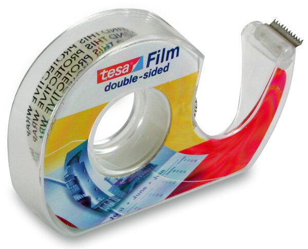 Oboustranná lepicí páska Tesa Film 12 mm x 7,5 m s odvíječem